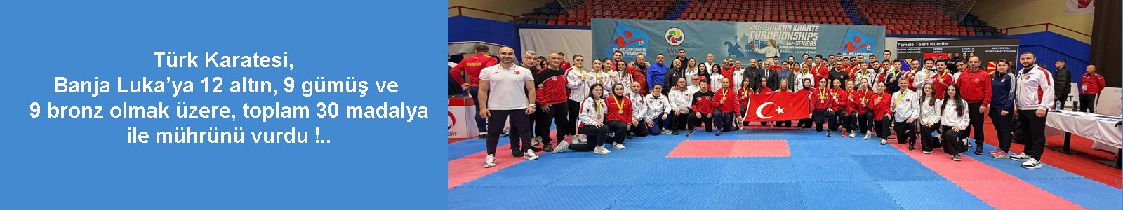 Türk Karatesi Banja Luka’da Mührünü vurdu!..